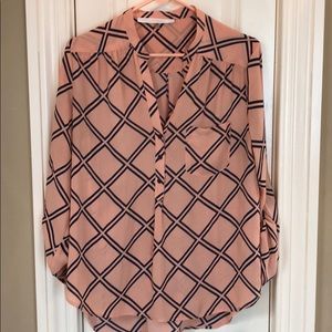 Fun 2fun 3/4 length dress shirt